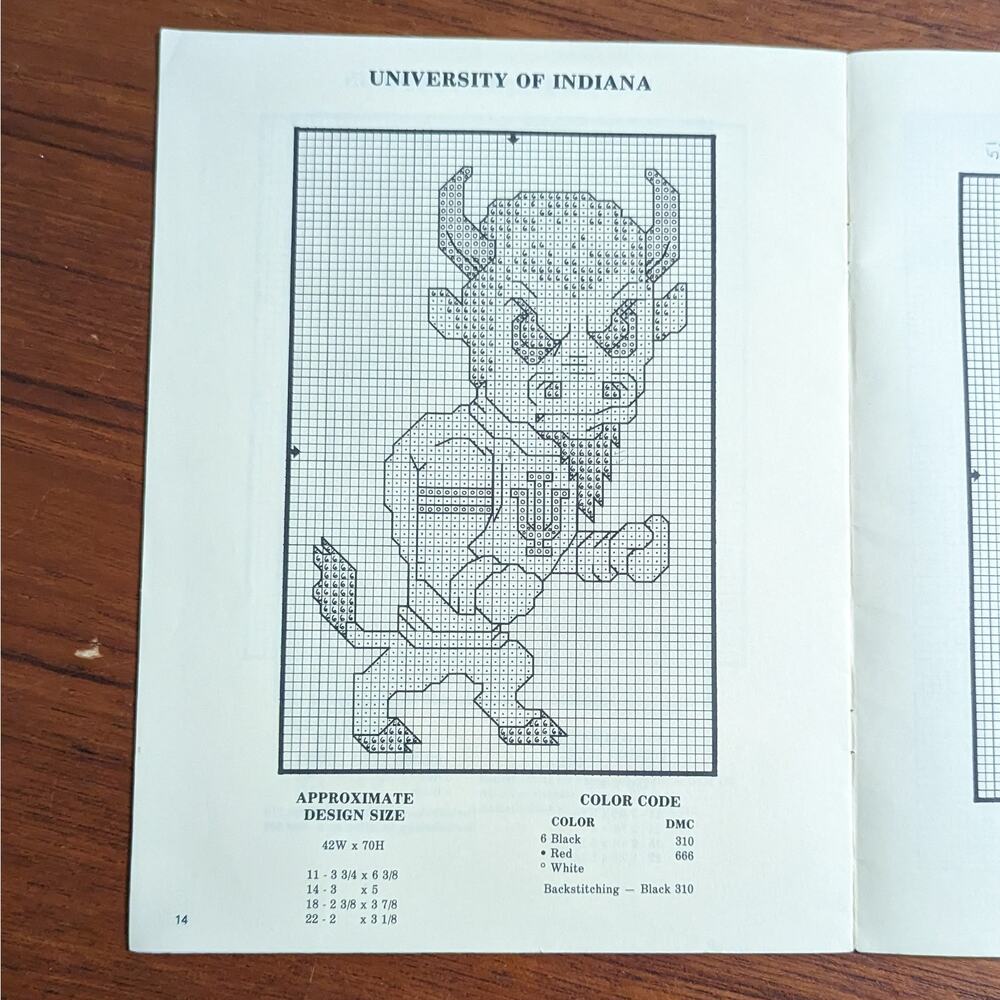 Mini Mascots...Big Ten Conference Cross Stitch Pattern Book - Picture 3 of 4